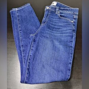Paige Verdugo Ankle Mid Rise Denim Skinny Jeans Sz 28